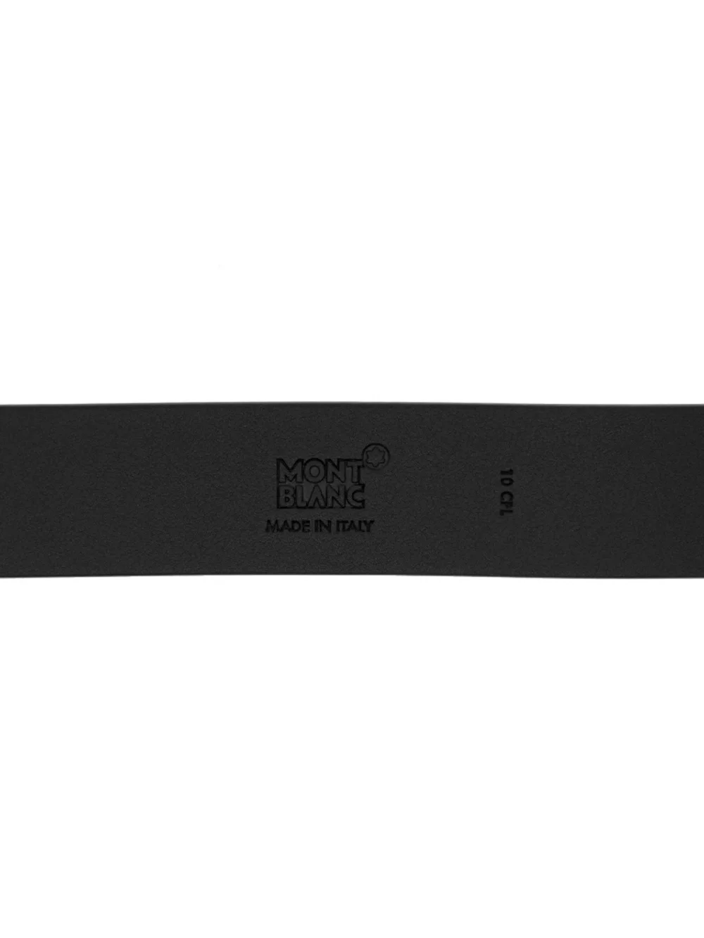 Montblanc M-Lock Belt Adjustable Black Leather New